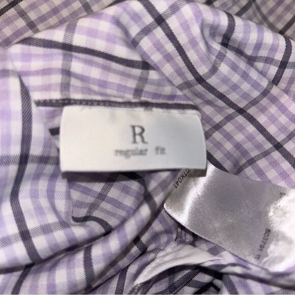 Ermenegildo Zegna Plaid Print Button Front Long Dress Shirt - Picture 5 of 8